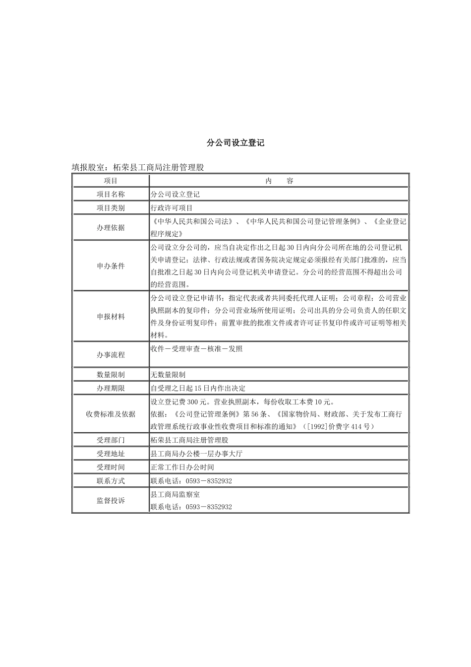 柘荣县工商局权力运行流程图_第3页