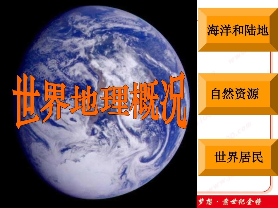 世界地理概况-综合复习_第1页