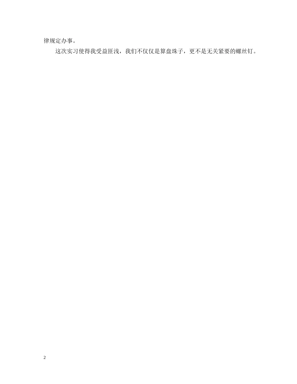会计实习总结范文，会计要做的不单单是算盘珠子。 _第2页