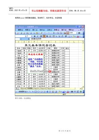 exce表格l制作大全（DOC65页）