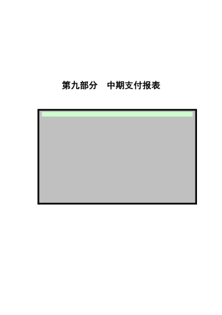工程中期支付报表