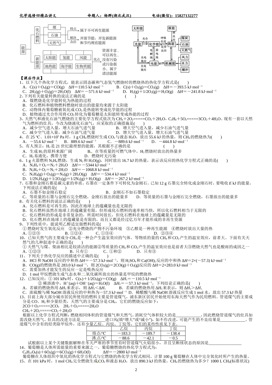 燃烧热能源 ()_第2页