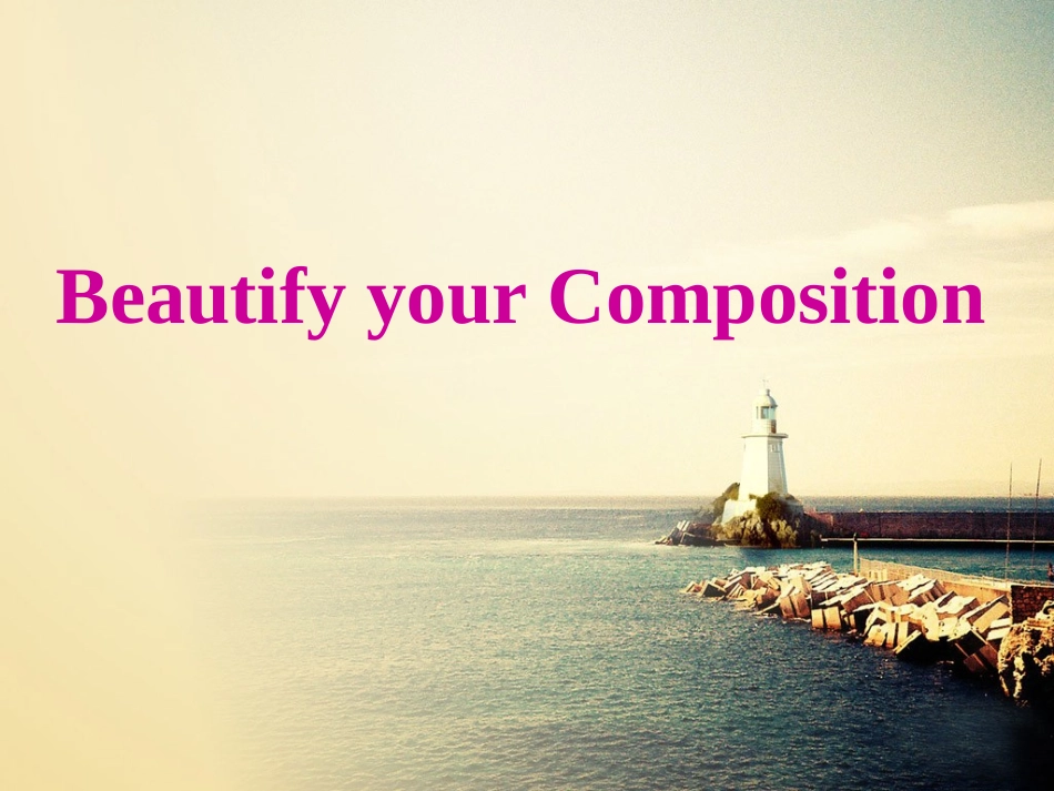 2018-2019学年高考英语写作技巧讲解（共67张PPT）_第1页