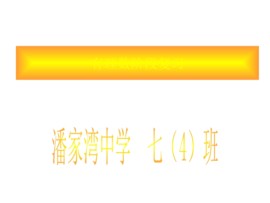 有理数阶段复习_第1页