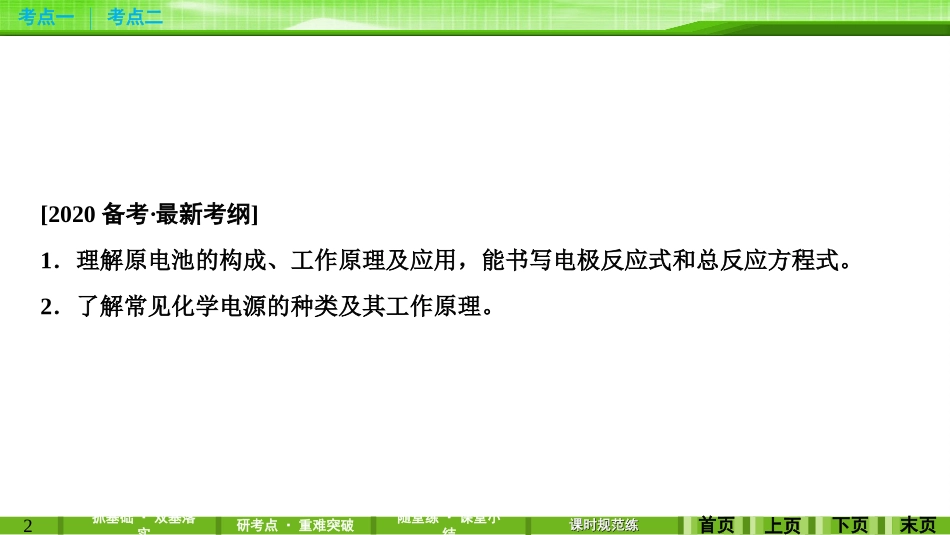 第六章第二讲原电池　化学电源_第2页