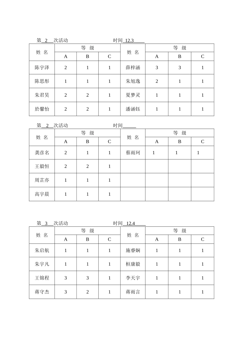 小组：冬天里的活动_第3页