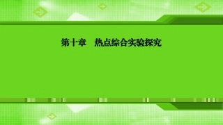 第十章热点综合实验探究