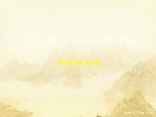 《一元二次方程》单元复习课件