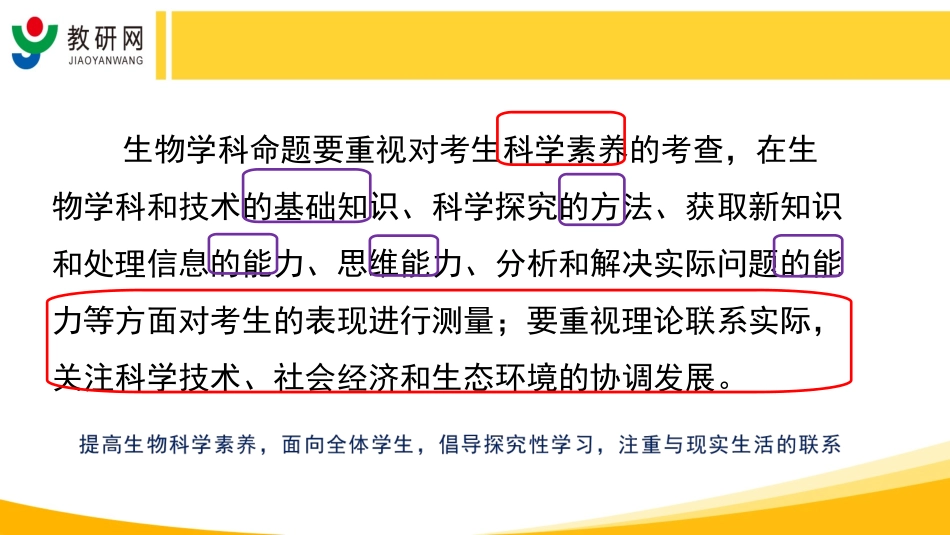 教研网“2016年高考试题评析与指导”（生物）_第2页
