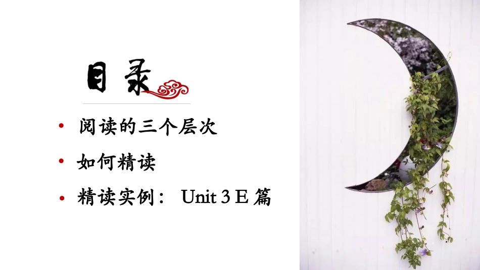《新高考英语拓展阅读》Unit3E篇精读课件_第2页