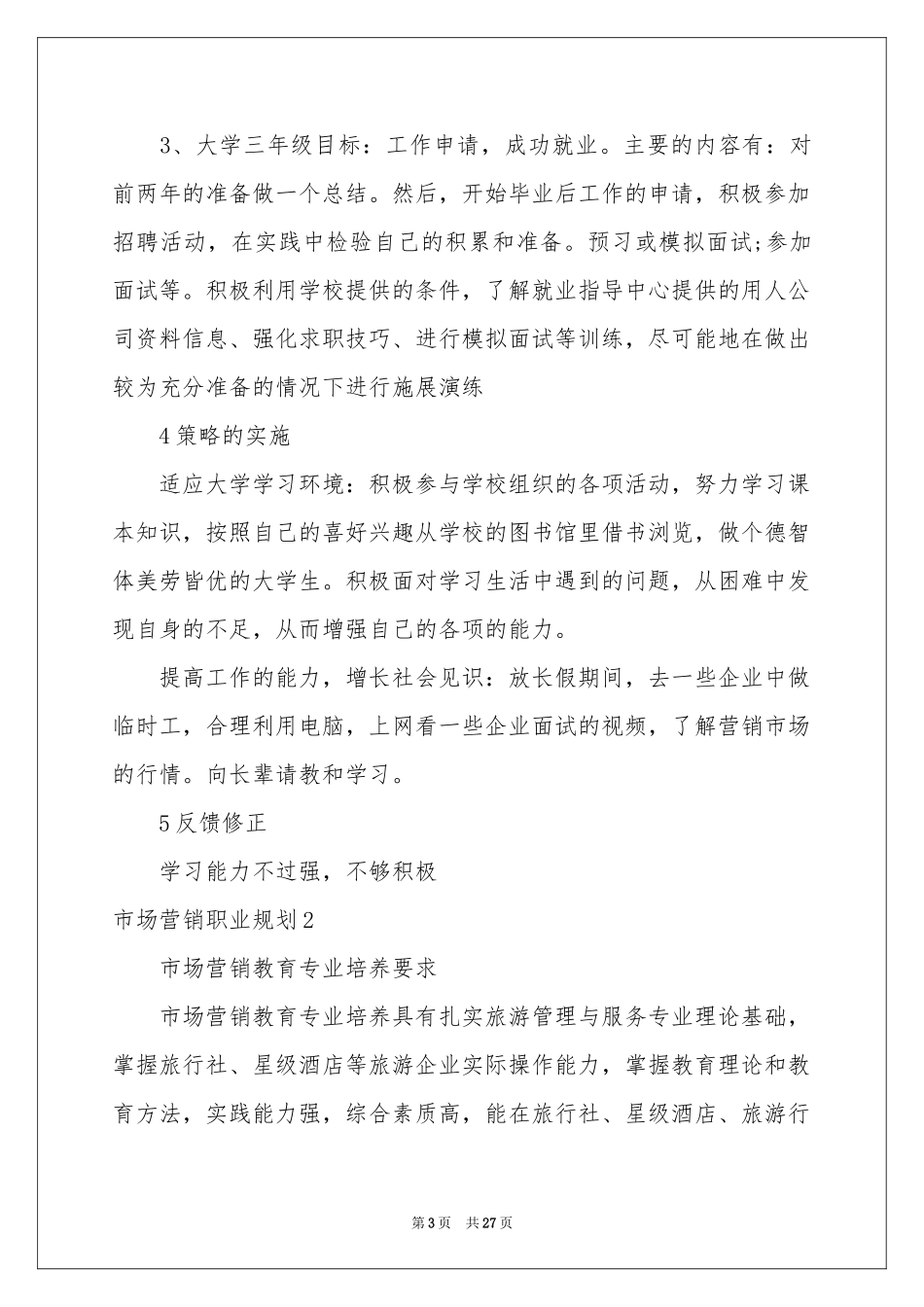 市场营销职业规划_第3页