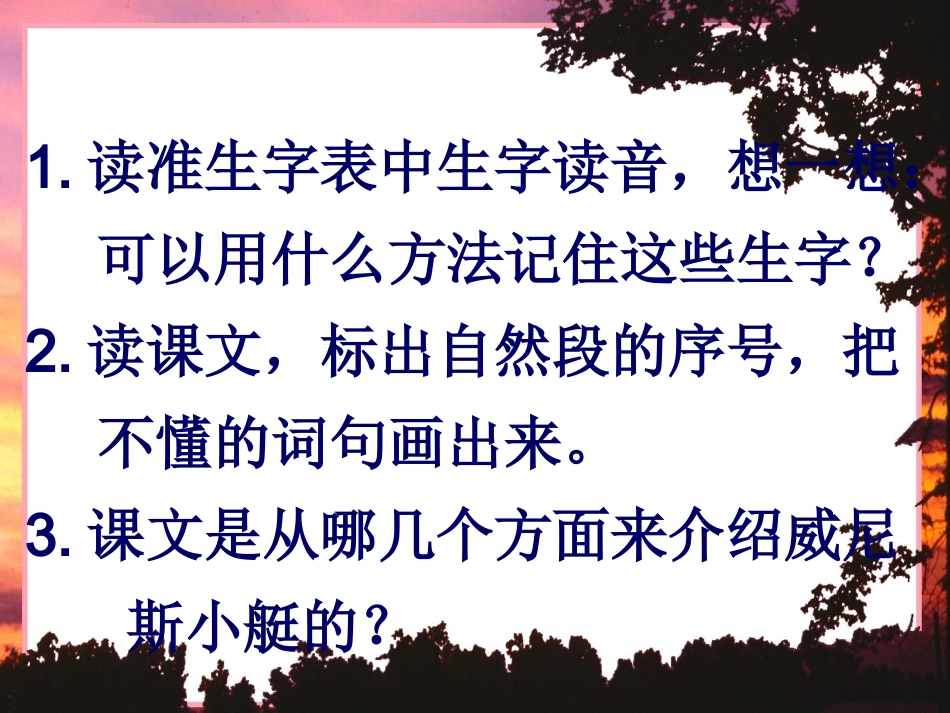 威尼斯的小艇课件_第3页