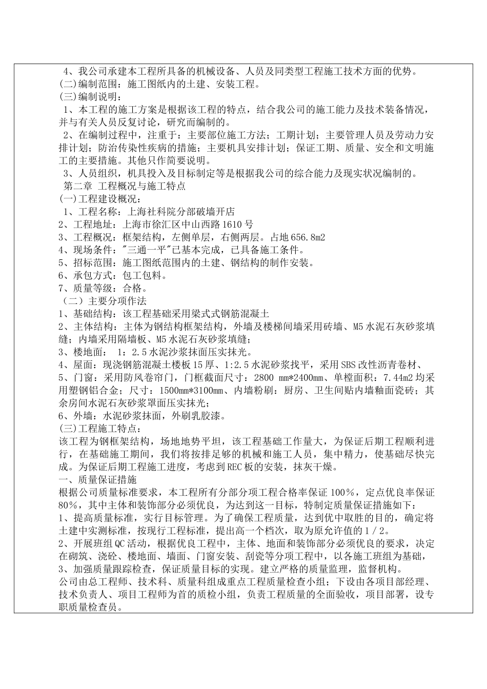 上海社科院破墙开店工程技术标文件_第2页