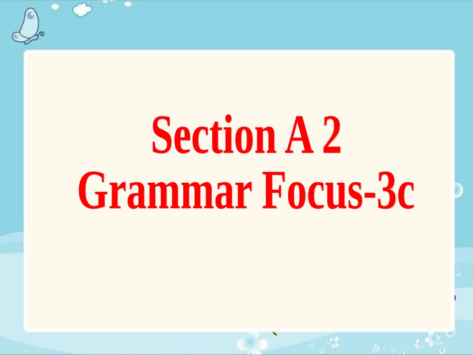 人教版七年级下课件Unit4SectionA2_第3页