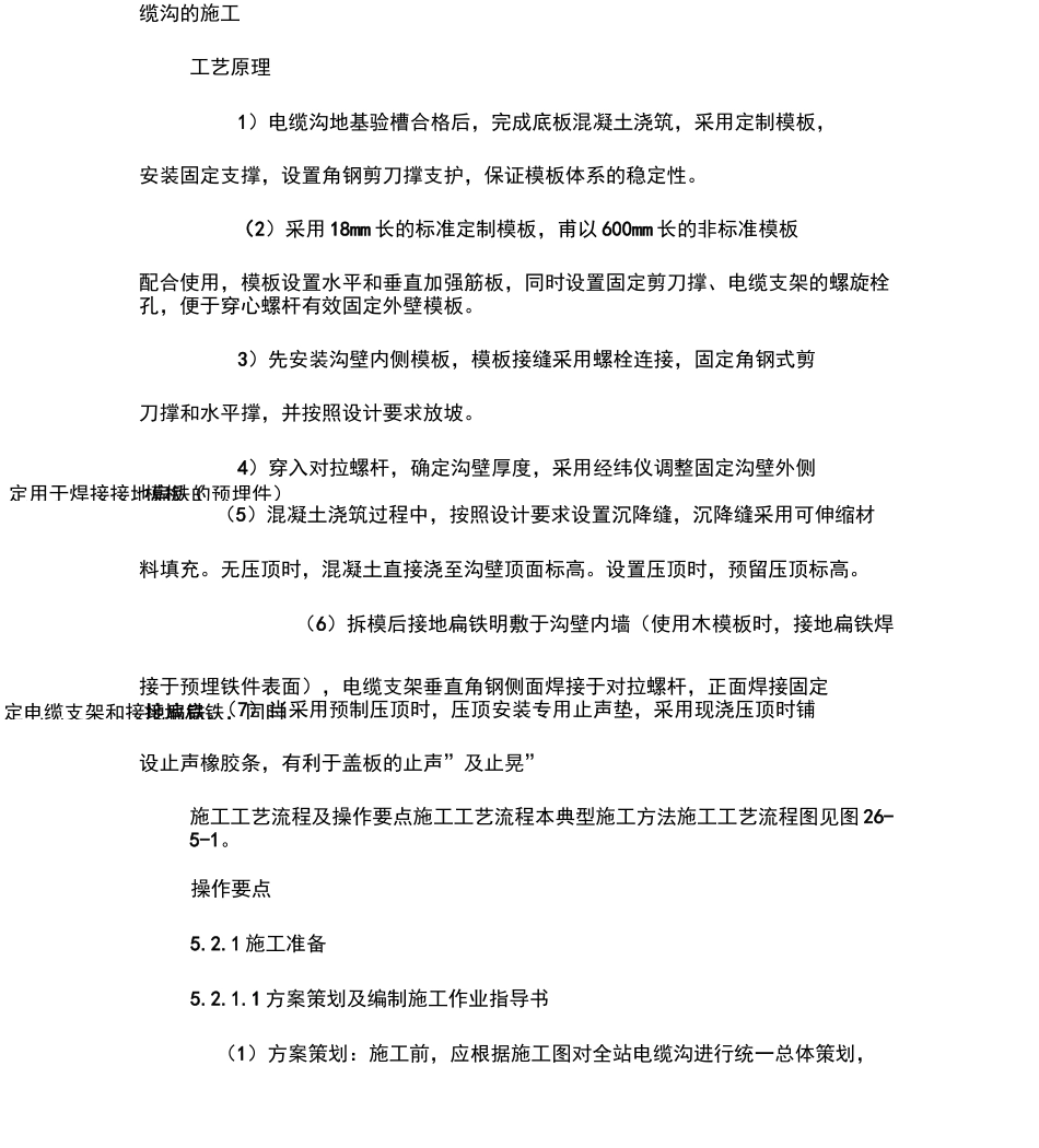 混凝土电缆沟典型施工方法_第2页