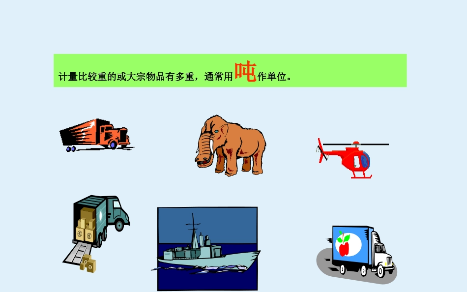 仙台镇中心小学+千米和吨+贾琼培_第3页