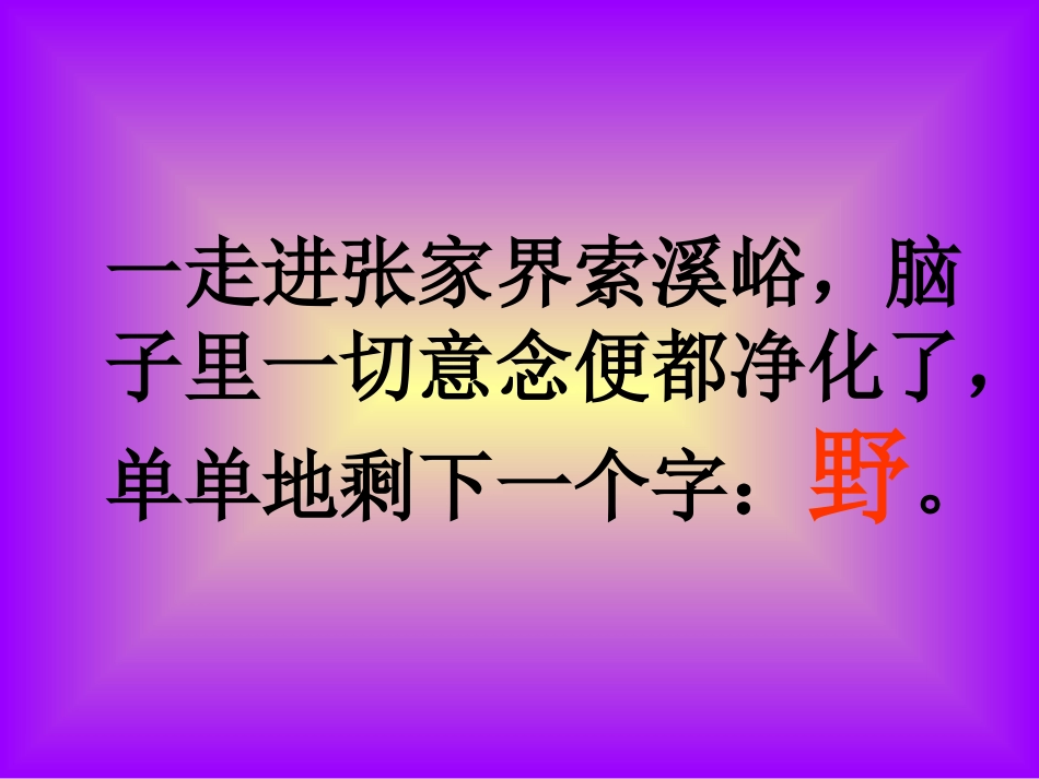 索溪峪的野课件(PPT_9页)_第2页