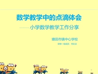 何红朵数学教学经验交流分享PPT课件(1)