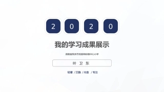 我的学习成果展示