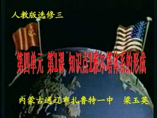 第四单元第1课知识点1雅尔塔体系的形成（通辽市扎鲁特一中梁玉英）