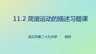 简谐运动的描述习题课 ()