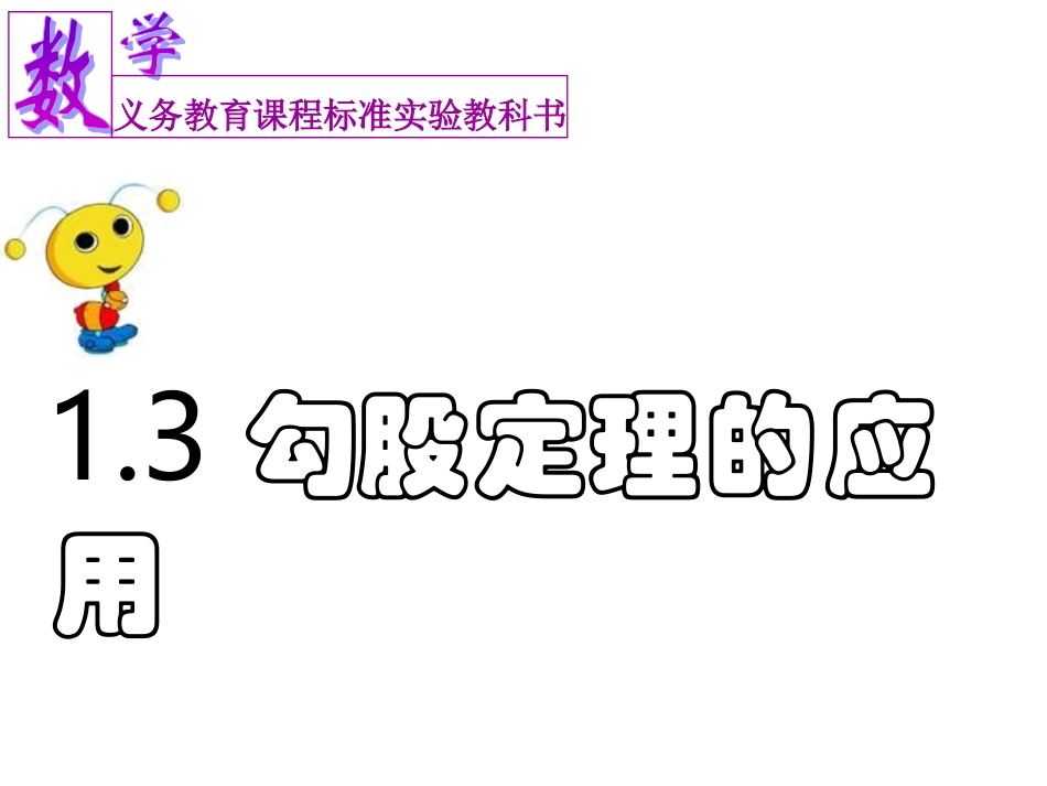 勾股定理的应用 (2)_第1页