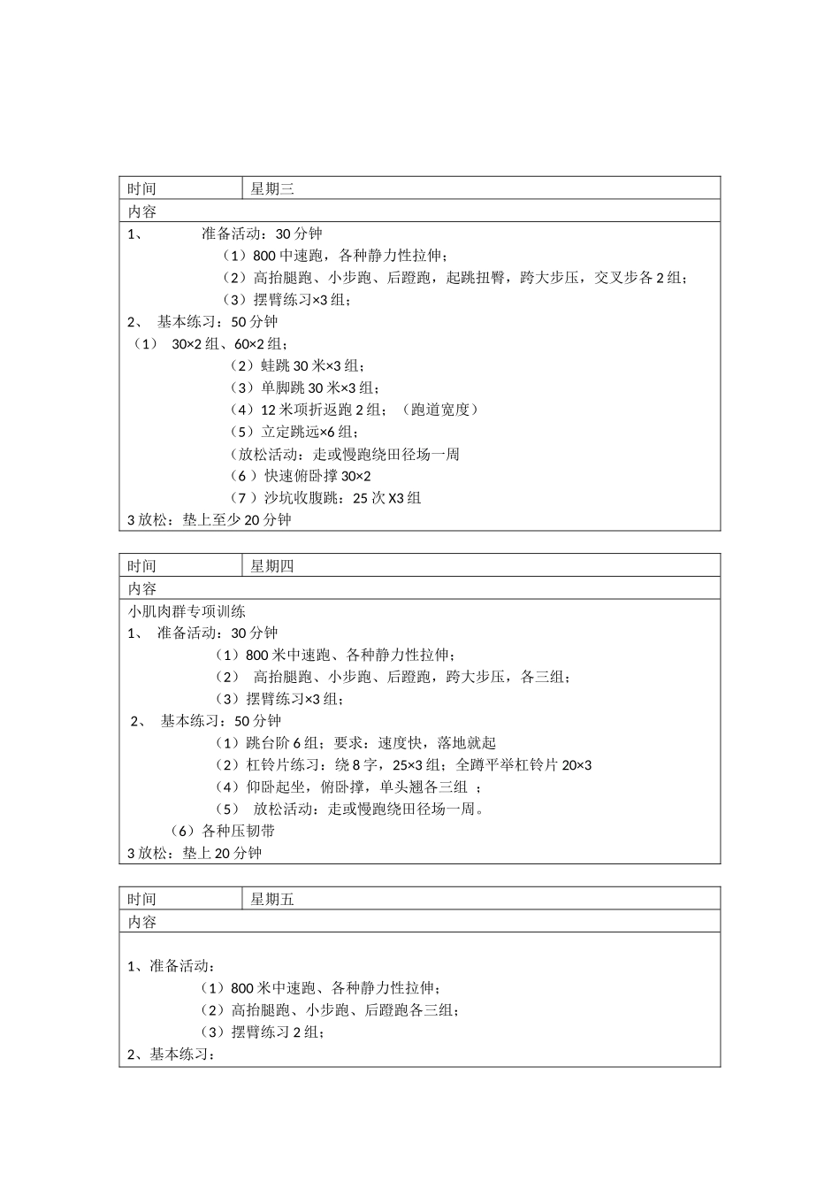 体考队周训练计划_第2页