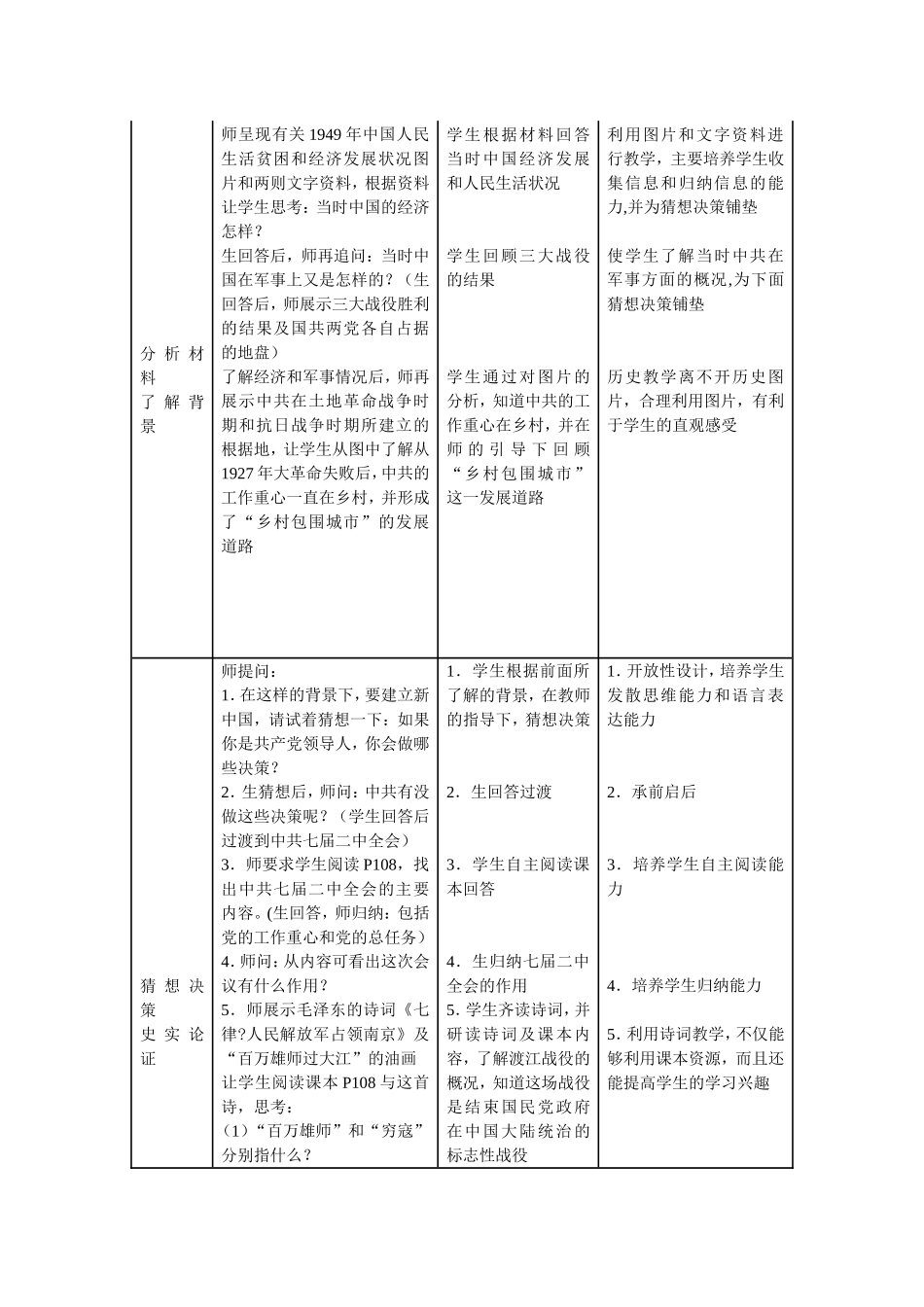 新中国的诞生教案_第2页