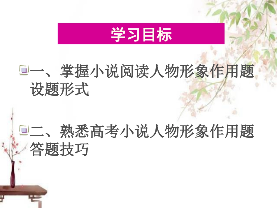 小说阅读之人物形象鉴赏_第2页