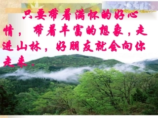 （课文教学课件1）山中访友