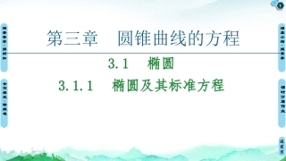 第3章+31　311　椭圆及其标准方程-【新教材】人教A版（2019）高中数学选择性必修第一册课件(共60张PPT)