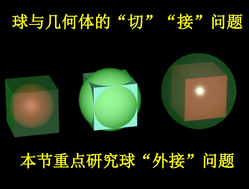 公开课课件：几何体外接球专题_第2页