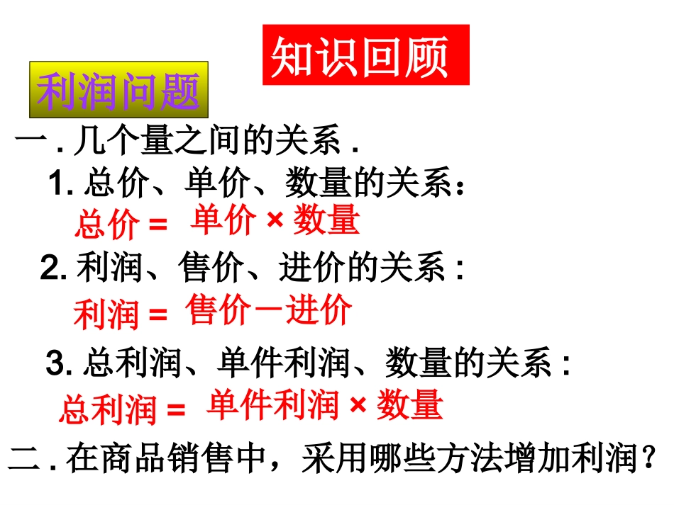 二次函数的应用（市场营销问题）_第2页