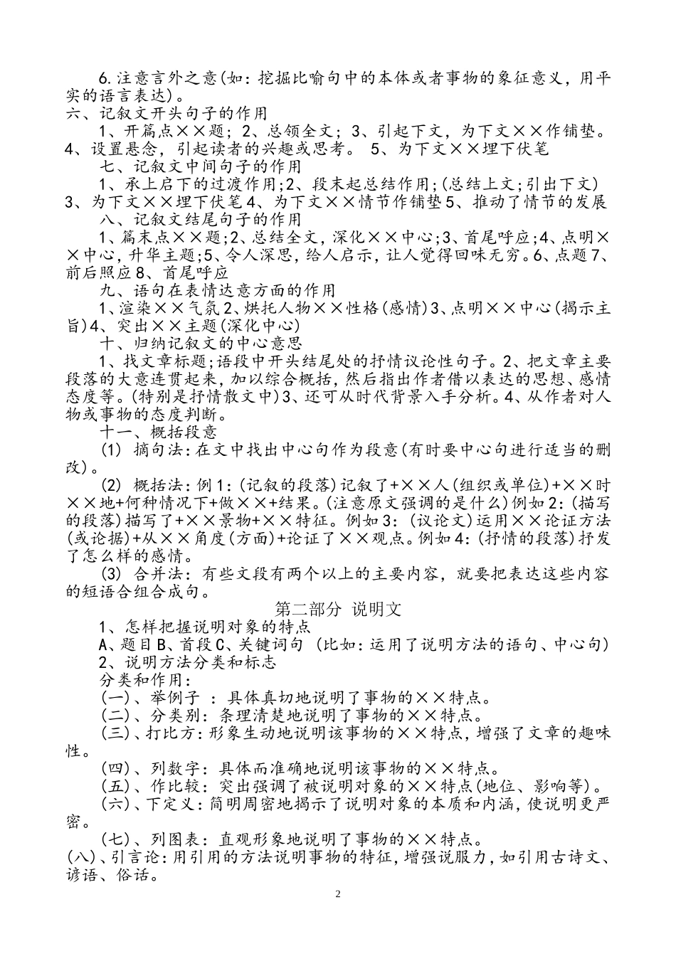 现代文文体知识_第2页