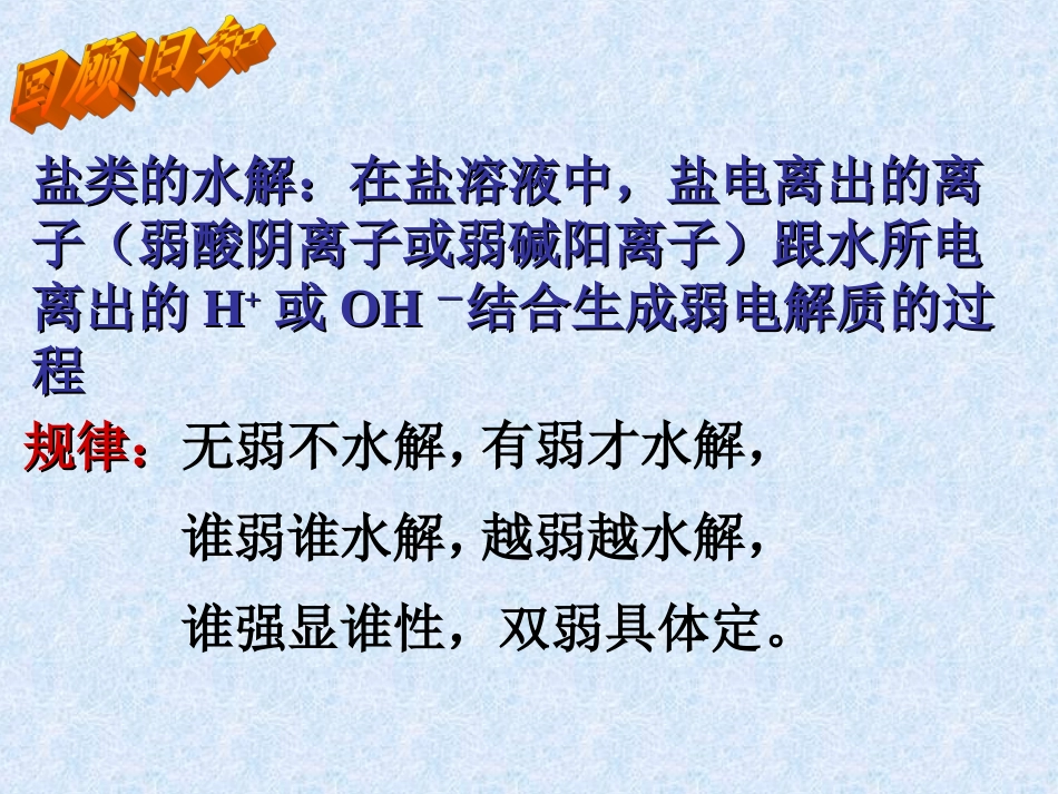 盐类水解二课时总结_第2页