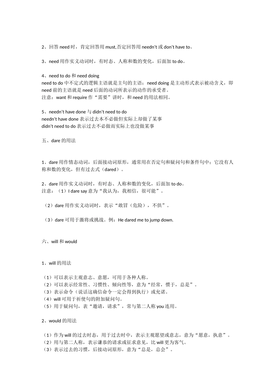 2020高考英语语法专题汇总（六）：情态动词_第3页