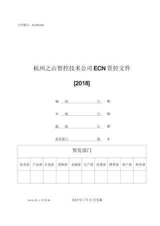 ECN控制程序
