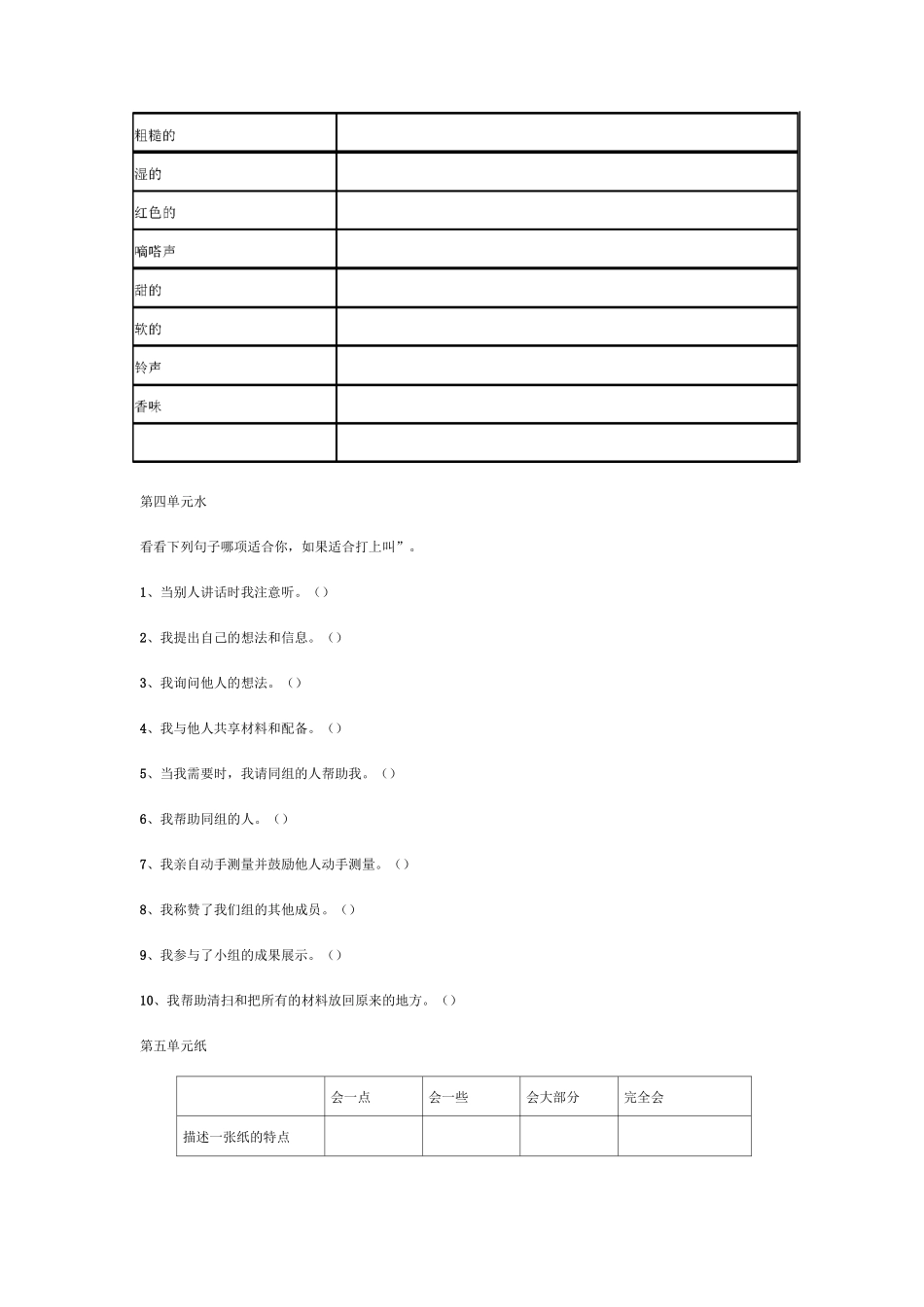 小学科学小学生学习过程过程评价方案_第3页