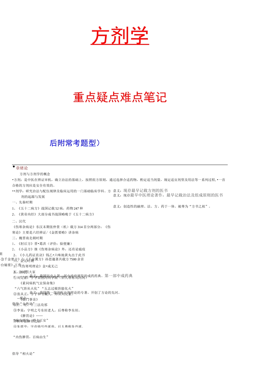 方剂学重点(全)_第1页