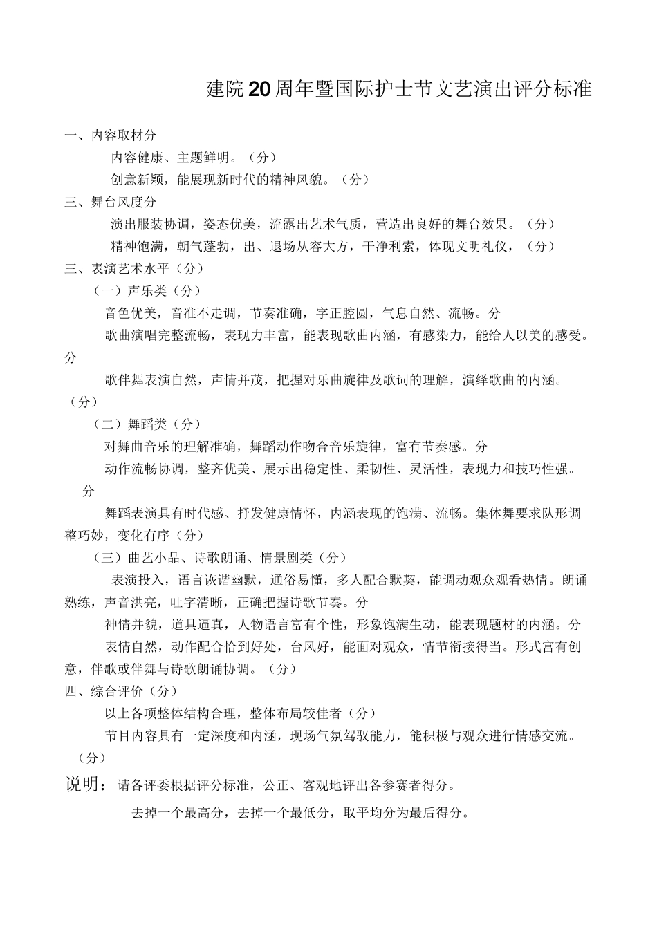 文艺汇演评分标准_第1页