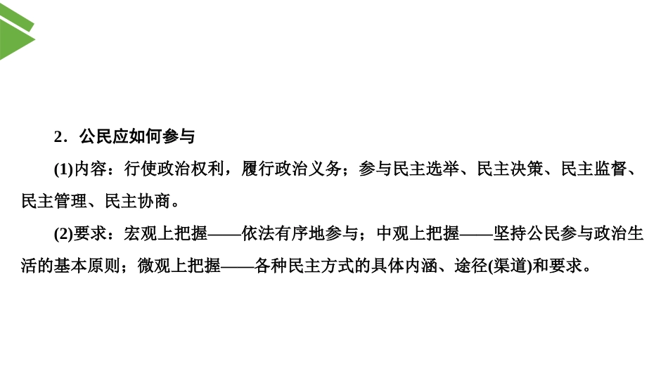 政治生活常见命题角度及必背答题术语_第2页