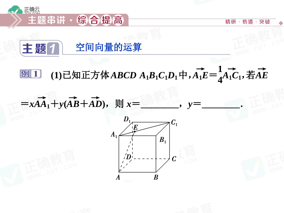 2019-2020学年高中数学人教A版选修2-1课件：3章末复习提升课（三）_第3页