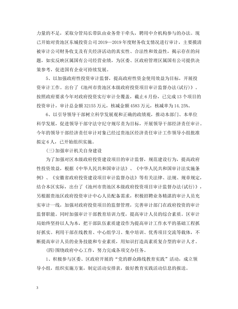 审计局工作总结_第3页