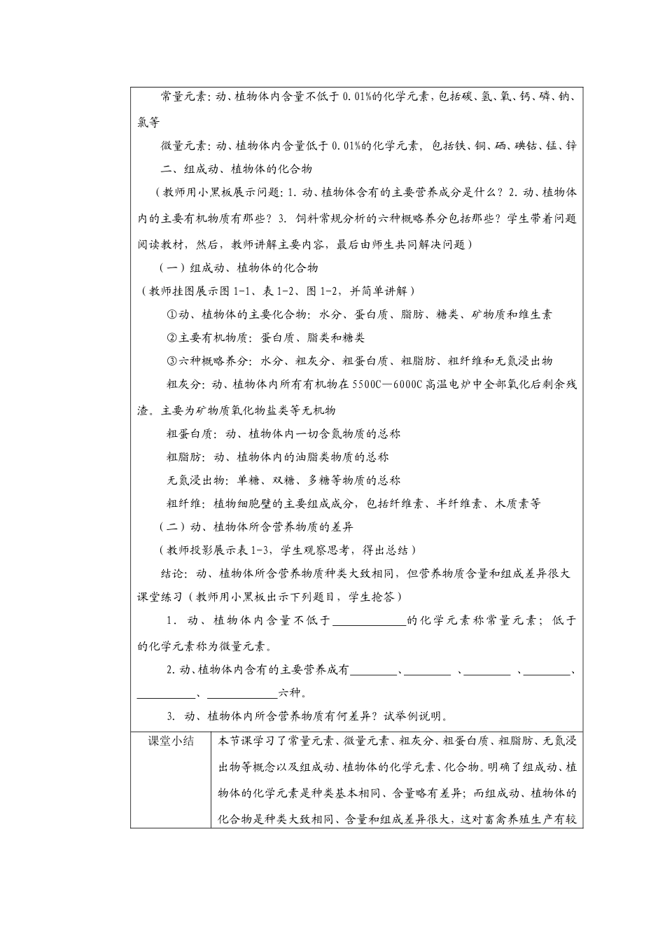 第一节动物与植物的组成成分_第2页