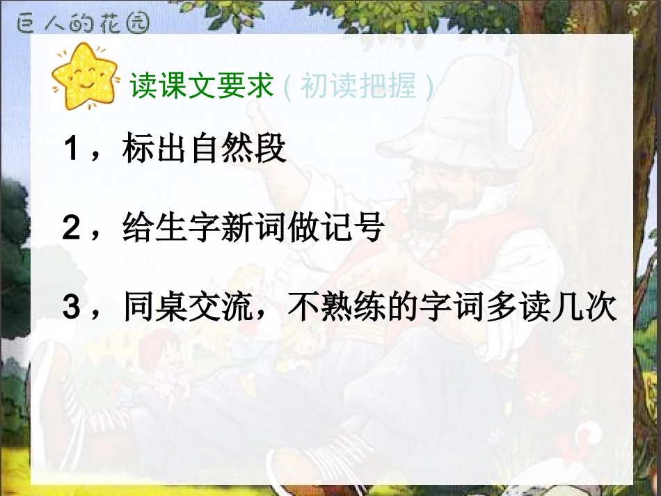 人教版四年级上册《巨人的花园》课件_第2页