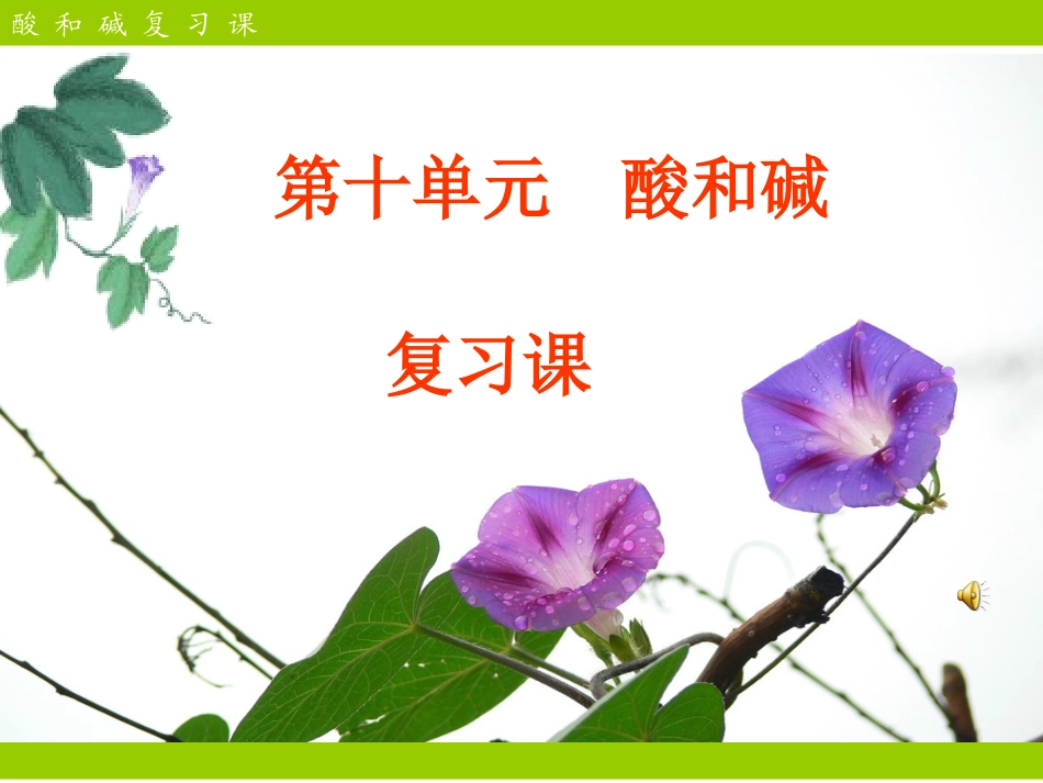 第十单元_酸和碱(复习课)_第1页