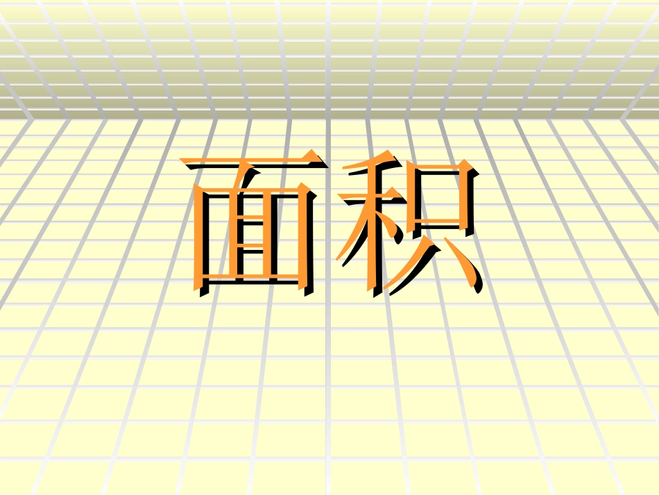 三年级《面积》_第1页