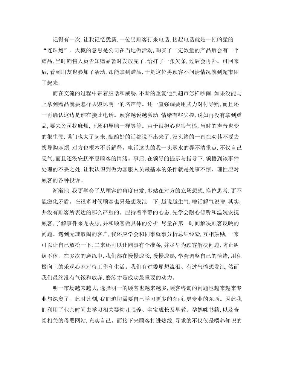 淘宝客服个人工作总结_第2页
