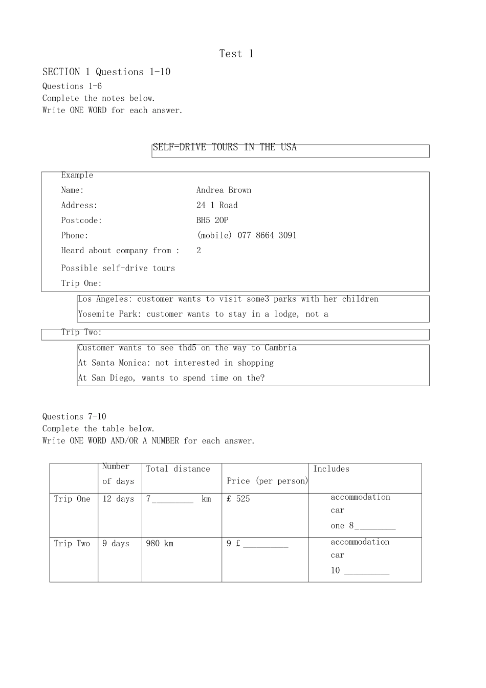 剑桥雅思10听力_第1页