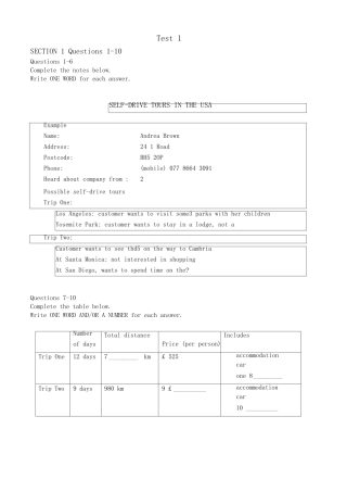 剑桥雅思10听力